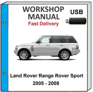 LAND ROVER RANGE ROVER SPORT 2005 - 2008 SERVICE REPAIR WORKSHOP MANUAL USB - Picture 1 of 1