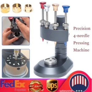 4 Pin Uhrenzeiger Drücker Hochpräzise Uhrmacher Einstellung Beschlag Reparatur Werkzeug - Bild 1 von 14