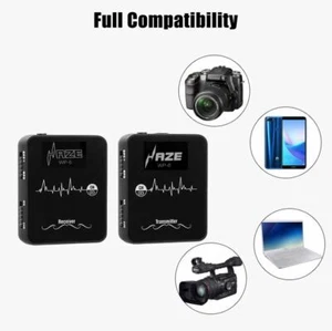 Haze WP-6 Portable Wireless Microphone System for Camera Laptop Video Recording - Picture 1 of 12