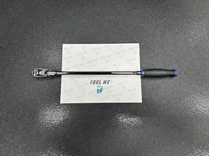 Snap-on Tools NEW 3/8” Drive POWER BLUE Soft Grip EXTRA-LONG Ratchet FHLLF80 - Picture 1 of 19