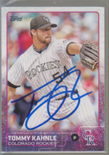 Autographed 2015 Topps Tommy Kahnle - Rockies