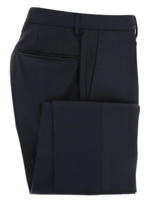 Incotex Midnight Navy Solid Pants - Slim - (IN0030621824) - Image 1 of 4