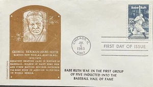 2046 Babe Ruth Hall of Fame Plague He Was in the 1st Group of 5 inducted - Picture 1 of 1