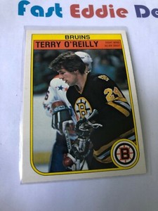 O-PEE-CHEE NHL HOCKEY 1982-83 TERRY O'REILLY CARD 18 BOSTON BRUINS EXCELLENT