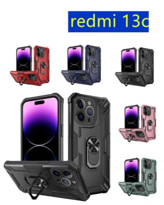 Cover Custodie Supporto Antiurto PER XIAOMI REDMI 13C + Pellicola Vetro