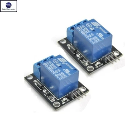 2PZ MODULO SCHEDA Relè ARDUINO 5V DC 1 CANALE 220V AC RELAY LIVELLO ALTO SHIELD - Imagen 1 de 2