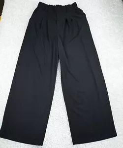 Halara High Waisted Plicated Side Pockets Wide Leg Waffle Pant Womens Small NEW - Picture 1 of 9