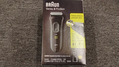 Braun Series 3 ProSkin 3050cc Electric Shaver & Charger Gray - OPEN BOX NEW - M3 - image 1 of 3