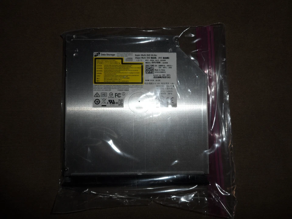 Unidad de DVD-RW Sata para portátil H-L Data Storage GU90N probada Foto 1 de 1