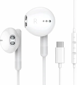 USB C Kopfhörer für iPhone 17 16 15 Pro Max Plus iPad Pro USB C Ohrhörer mit - Bild 1 von 3