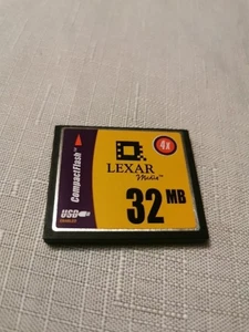 Lexar Media 4x 32GB Compact Flash  - Picture 1 of 3