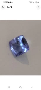Cushion Cut Violet Blue Tanzanite 1.2ct natural loose gemstones - Picture 1 of 3
