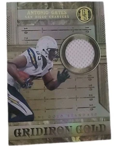 Antonio Gates 2011 Panini GS Gridiron Gold Game Worn Material Card No 295/299 - Bild 1 von 2