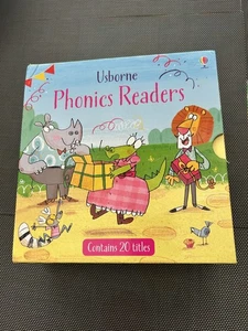 Usborne PHONICS READERS box set 20 titles original retail $69.99 VG+- pre-owned - Picture 1 of 12