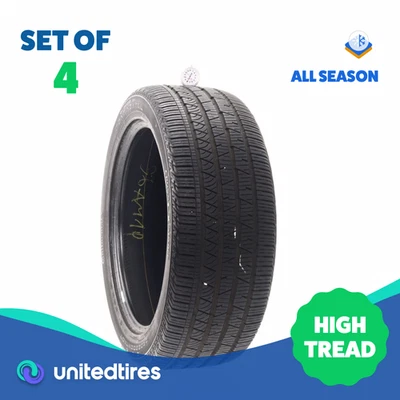 Set of (4) Used 255/45R20 Continental CrossContact LX Sport AO 101H - 8-9/32 - Image 1 of 4