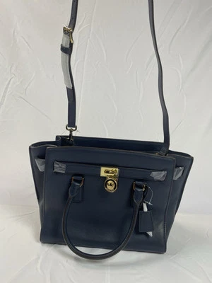MICHAEL MICHAEL KORS HAMIL TON TRAVELER BAG  LG TRAVELER LEATHER NAVY Foto 1 de 4