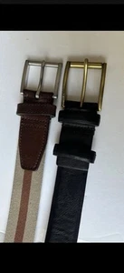 Lot Of 2 COLE HAAN MEN'S GENUINE LEATHER BELT SIZE 34”/85cm NWOT - Bild 1 von 6
