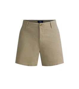 George Herren Shorts vorne flach 9" mittelhoch Stone Wash. Größe 30 (32 Zoll) Neu - Bild 1 von 5