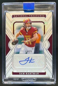 2024 National Treasures Sam Hartman Rookie RC Holo Silver Auto #12/25 - Picture 1 of 2