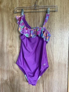 Speedo Youth Girls 1-piece Swimsuit Size L 12/14 - Picture 1 of 6