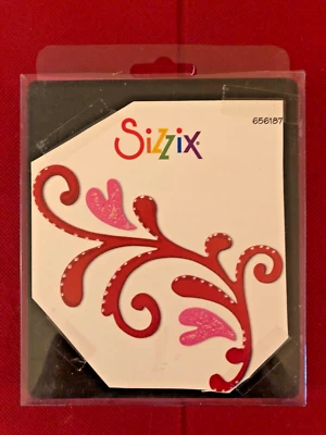Sizzix Big Shot FLORURISH Grande Original Troquelado #656187 Corazones Día de San Valentín Foto 1 de 3