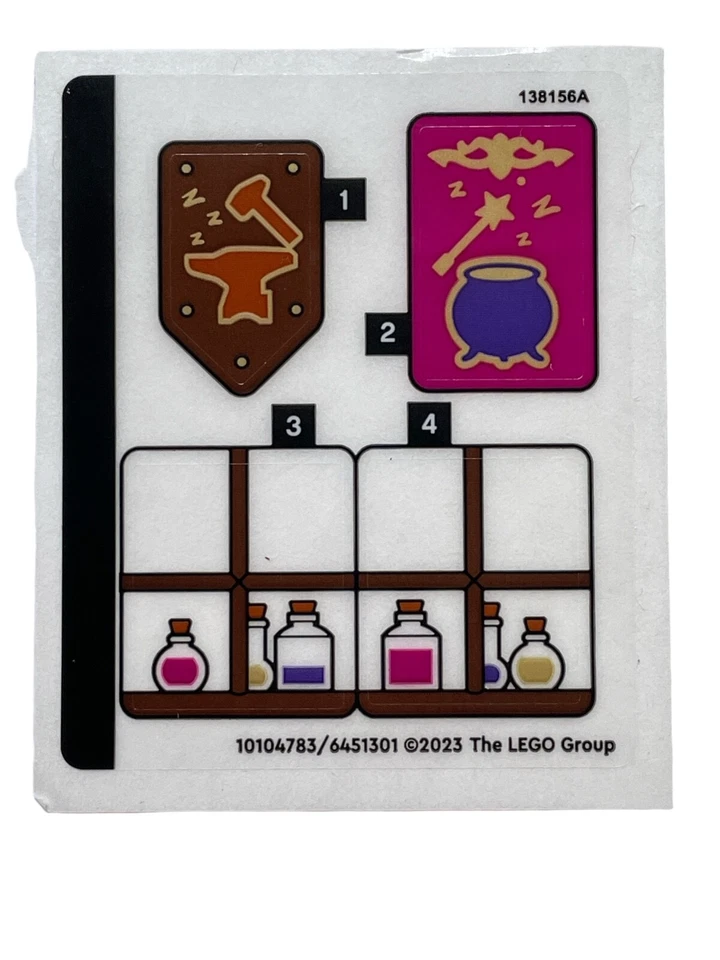 NEW LEGO | Sticker Sheet for Set 40657 DREAMZzz - Dream Village - Image 1 of 1