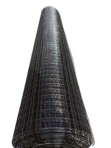5 - 30m Welded wire mesh black 25x25 15x15 50x50 6x6 100x100 holes animal fence - Picture 1 of 54