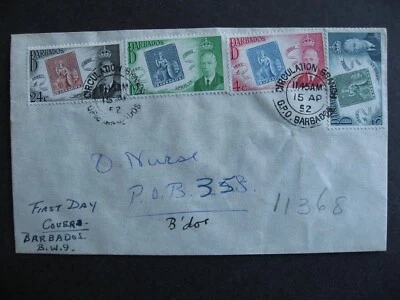 Barbados FDC KGVI Sc 230-3 First Day Cover, check it out! - Image 1 of 2