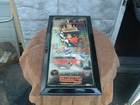 JEFF GORDON NASCAR WINSTON CUP CHAMP 50TH ANNIVERSARY 1998 CLOCK Cover