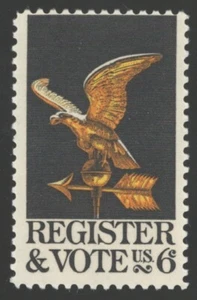 US. 1344. 6c. Register And Vote Issue. MNH. 1968 - Picture 1 of 1