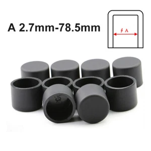 Silikon Gummi Endkappe Blindstopfen Abschlusskappen 2.7mm-78.5mm Weiß/Schwarz - Picture 1 of 7