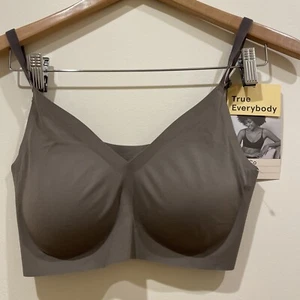True & Co True Everybody Triangel-Bralette mit verstellbaren Trägern 16868 taupe Netz Gr. S - Bild 1 von 9