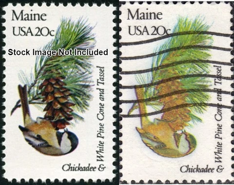 Not an Error US EFO 1982 Changeling 20c SN 1971 Used- Maine Cover
