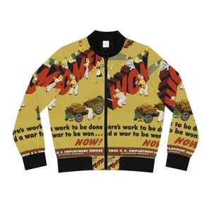 Women's Bomber Jacket (AOP) - Picture 1 of 4