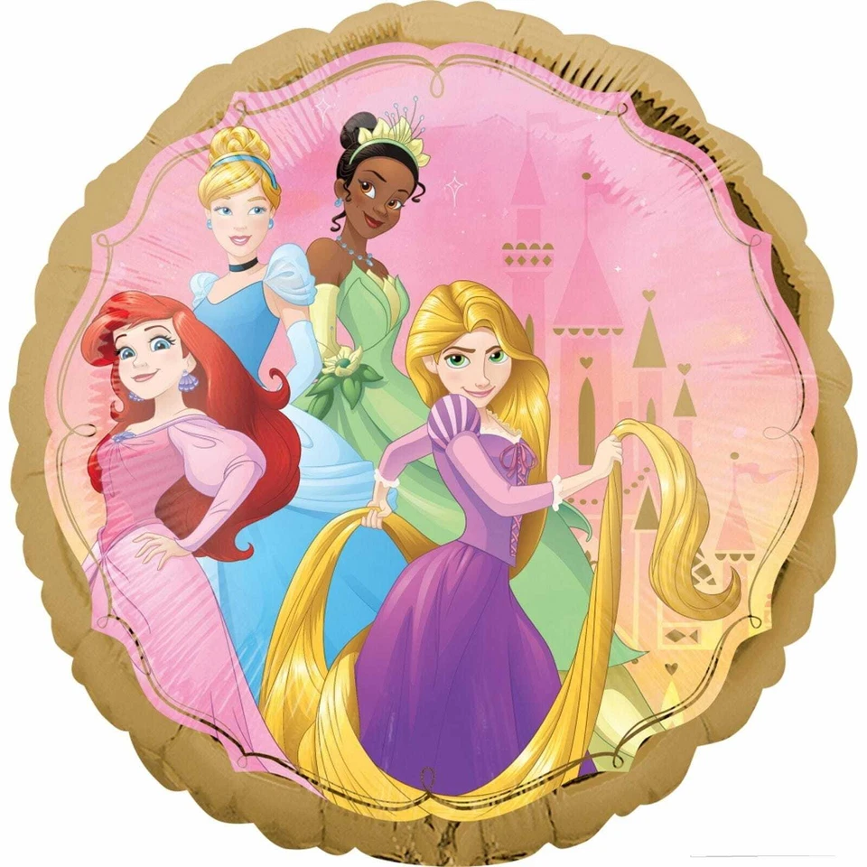 Disney Princess Once Upon A Time Party Supplies Foil Helium Balloon 45cm - image 1 of 1