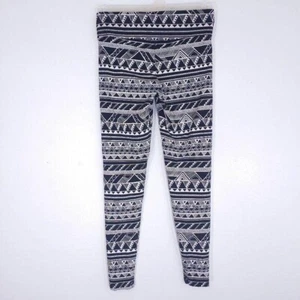 Leggings rosa Yoga VS weiß & schwarz gemustert - Bild 1 von 8