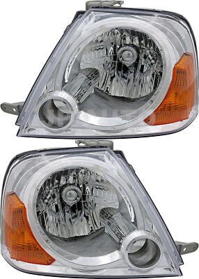 Juego de faros halógenos para Suzuki XL-7 2004-2006 lado conductor y pasajero Foto 1 de 4