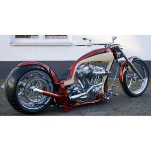 2 INTO 1 EXHAUST HARLEY SOFTAIL DYNA SPORTSTER FITS RIGHT SIDE DRIVE  1984-2005 - Picture 1 of 2