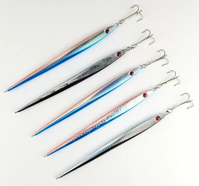 PILKER DER PFEIL 150g 200g Speed Jig Dorsch Zocker Meeres Norwegen Spinn Köder - Bild 1 von 2