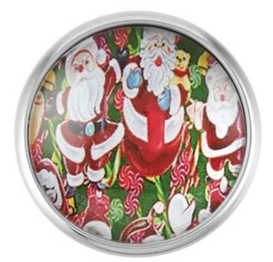 VENDITA gioielli Ginger Snaps! "Jolly Santas" Rosso a Scatto #19-15 - Foto 1 di 1