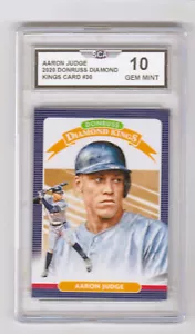 2020 DONRUSS DIAMOND KINGS AARON JUDGE BASEBALL CARD NEW YORK YANKEES - Picture 1 of 1