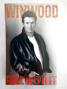STEVE WINWOOD - ROLL WITH IT - CASSETTE - Picture 1 of 6