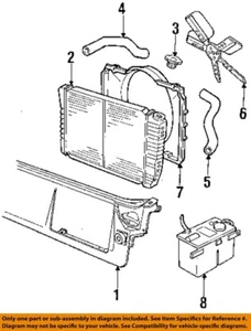 FORD OEM 84-85 Continental Cooling Radiator Components-Upper Hose E4LY8260B - Picture 1 of 1