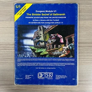 DUNGEON MODUL U1 THE SINISTER SECRET OF SALTMARSH DUNGEONS & DRAGONS TSR 9062 - Bild 1 von 15