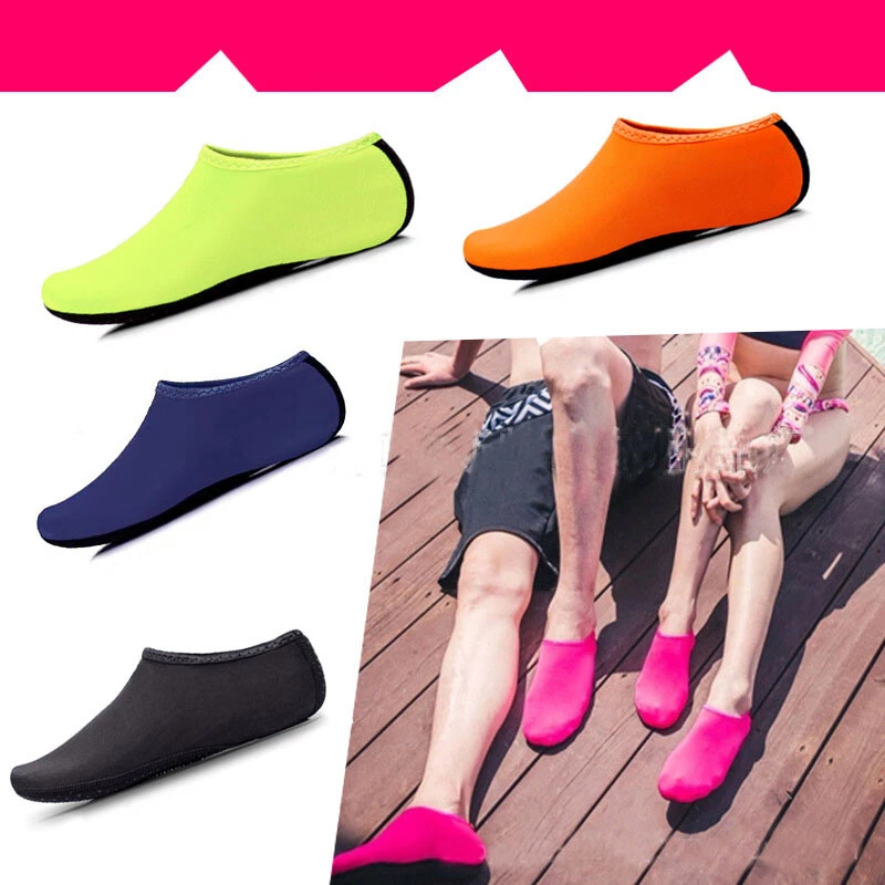 Herren Damen Wasserschuhe Aquaschuhe Schwimmschuhe Badeschuhes Tauchen Socken DE - Bild 1 von 4