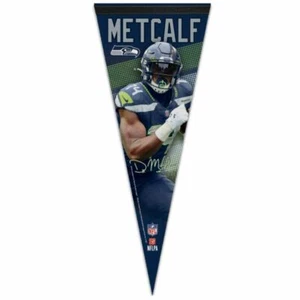 D.K. METCALF SEATTLE SEAHAWKS PREMIUM QUALITY PENNANT 12"X30" BANNER NFL LICENSE - Picture 1 of 1