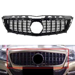 GTR-Style Frontstoßstangengrill für Mercedes Benz CLS-Klasse W218 11-14 Schwarz - Bild 1 von 13