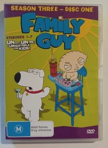 Family Guy Season 3 Disc 1 Episodes 1 - 7 DVD 2006 GC Region 4 Free Postage - Picture 1 of 7