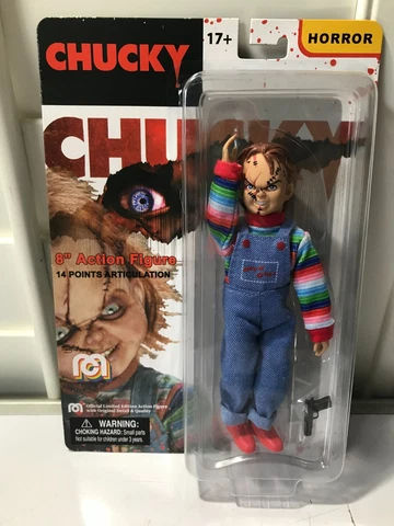 2021 Mego Horror Movie Child's Play CHUCKY 8" Action Figure MOC Cover