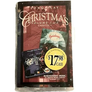 Long Play Christmas Vol 1 & 2 By Various Artists Cassette 1998 Maranatha 2 Tapes - Picture 1 of 4